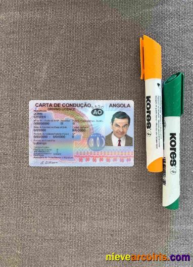 Angola driving license photolook